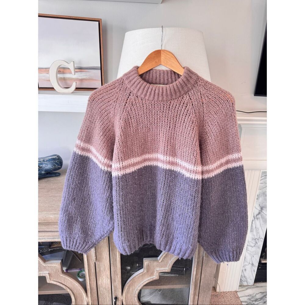 Xirena Snowbird Alpaca Lurex Knit Sweater Size‎ Medium